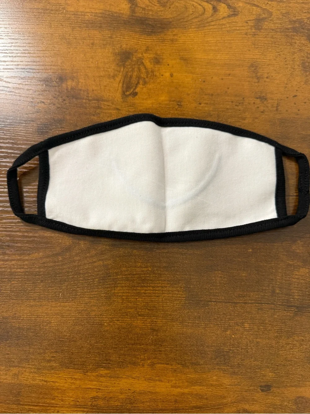 Yellow Smiley Face Mask with Black Trim